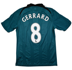 2008-09 LIVERPOOL *GERRARD* SHIRT M