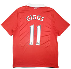 2010-11 MANCHESTER UNITED *GIGGS* SHIRT L