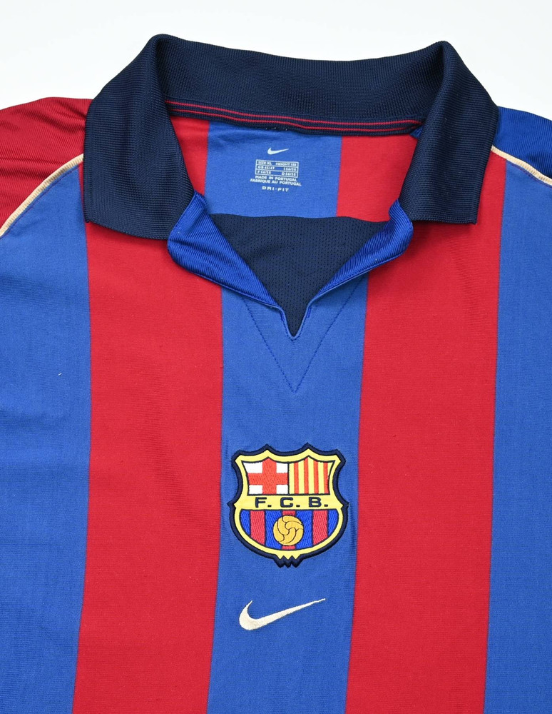 2001-02 FC BARCELONA *SAVIOLA* SHIRT XL