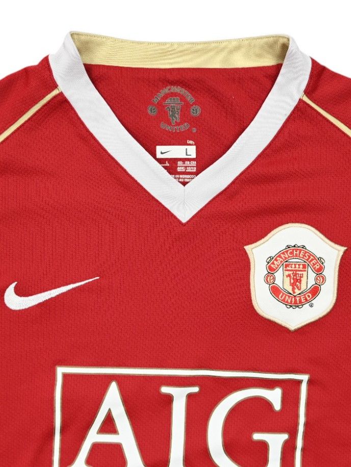 2006-07 MANCHESTER UNITED SHIRT L. BOYS