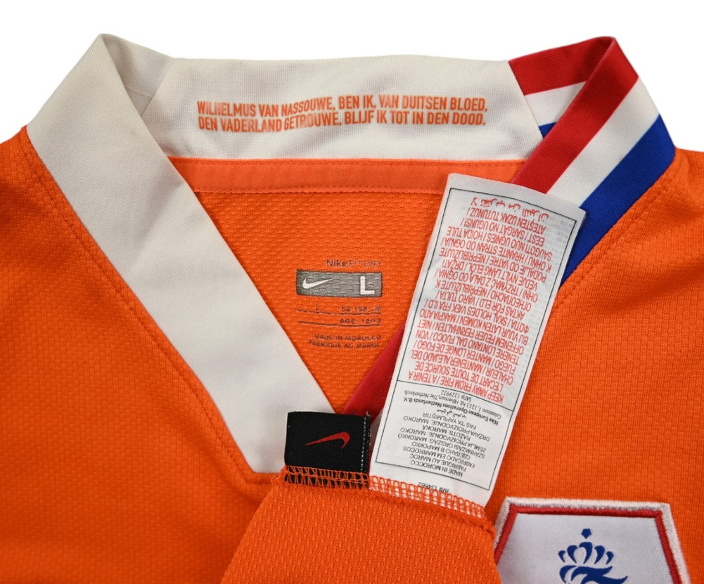 2008-10 NETHERLANDS SHIRT L. BOYS