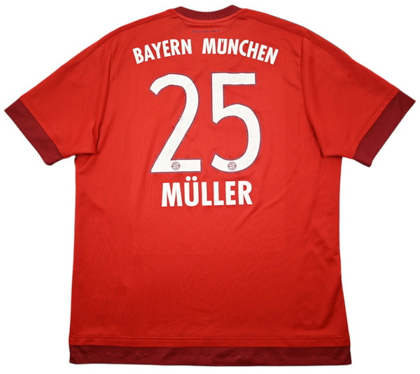 2015-16 BAYERN MUNCHEN *MULLER* SHIRT XL