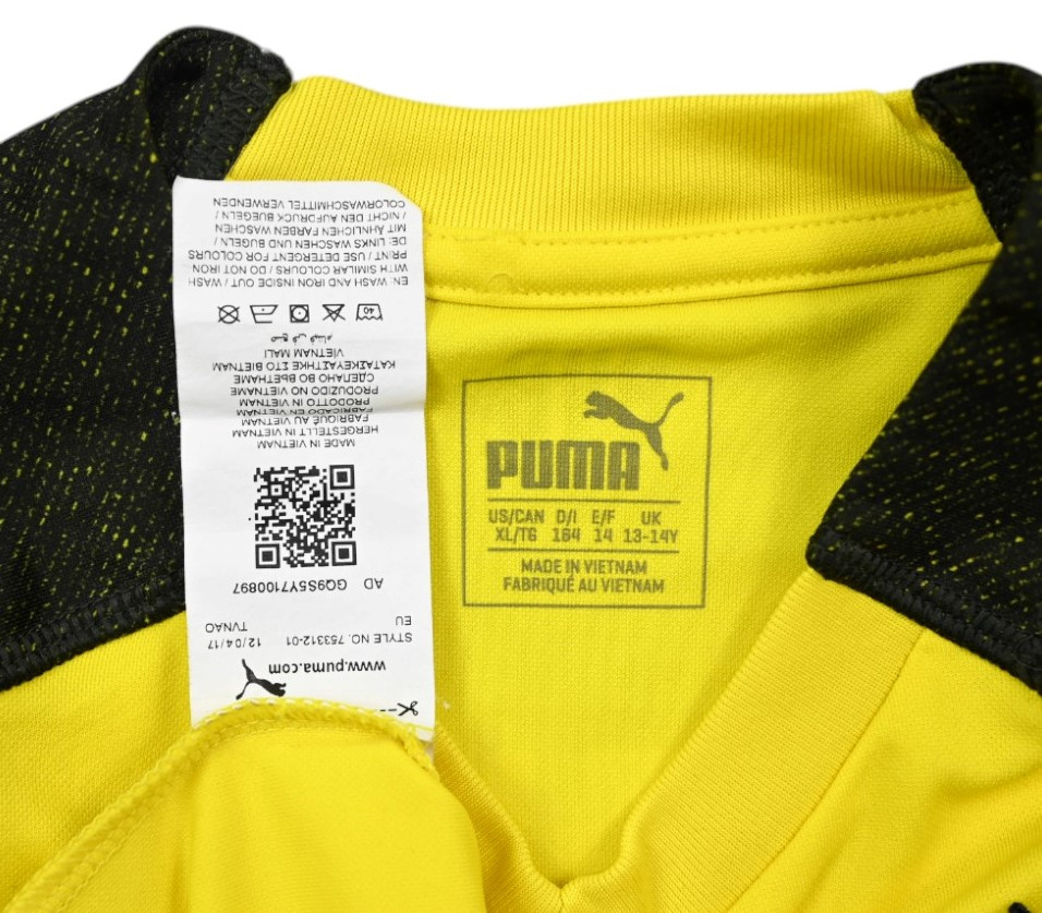 2018-19 BORUSSIA DORTMUND *REUS* SHIRT XL. BOYS