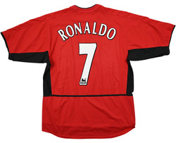 2002-04 MANCHESTER UNITED *RONALDO* SHIRT L