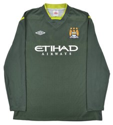 2011-12 MANCHESTER CITY GK LONGSLEEVE SHIRT L. BOYS