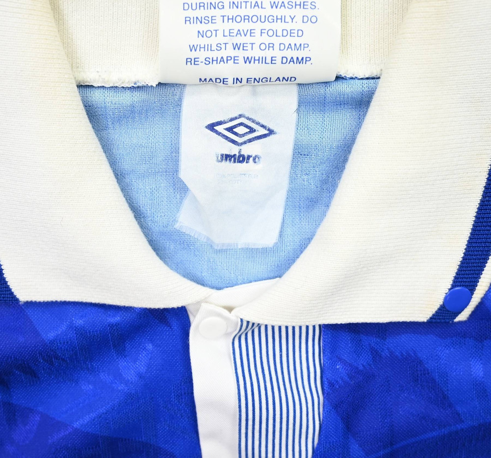 1991-93 EVERTON SHIRT L