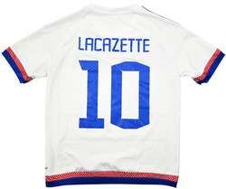 2015-16 OLYMPIQUE LYON *LACAZETTE* SHIRT L. BOYS