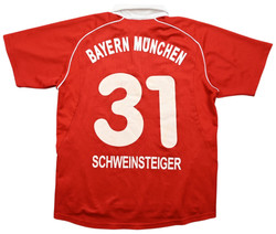 2005-06 BAYERN MUNCHEN *SCHWEINSTEIGER* SHIRT XL. BOYS/ S
