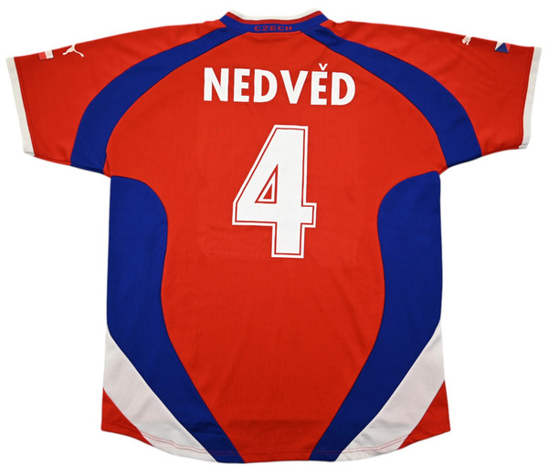 2000-02 CZECH REPUBLIC *NEDVED* SHIRT L