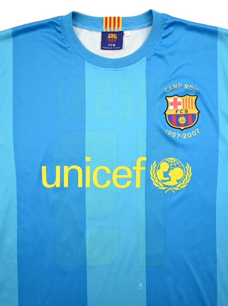 2007-09 FC BARCELONA *MESSI* SHIRT L