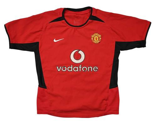 2002-04 MANCHESTER UNITED *NISTELROOY* SHIRT S. BOYS