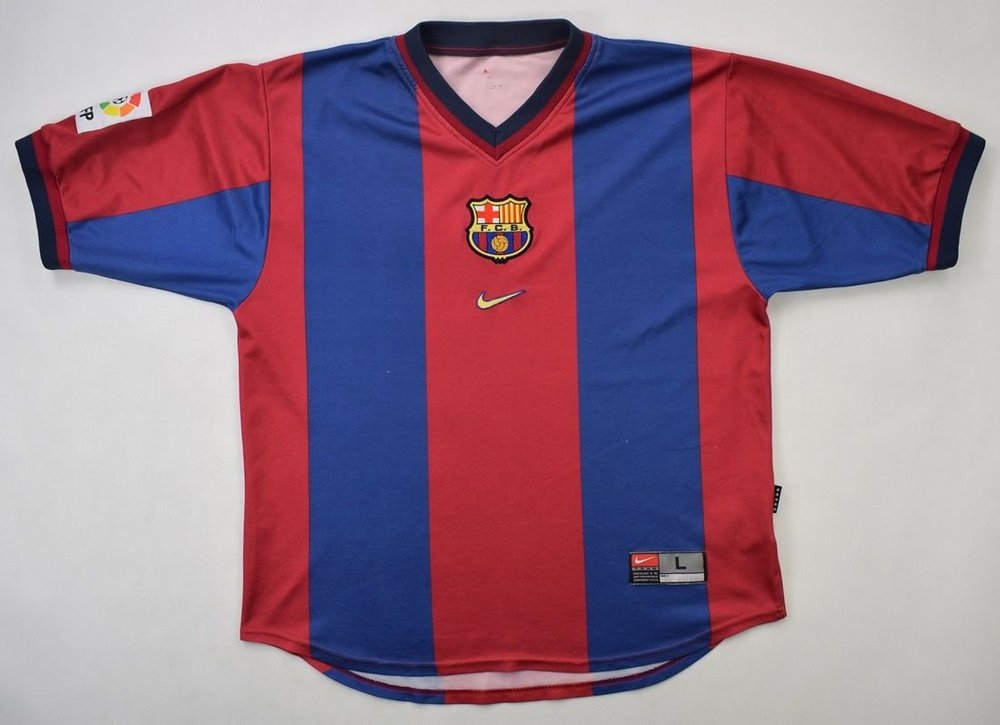 1998-00 FC BARCELONA SHIRT L