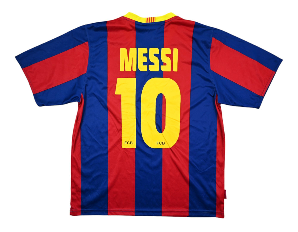 2010-11 FC BARCELONA *MESSI* SHIRT L