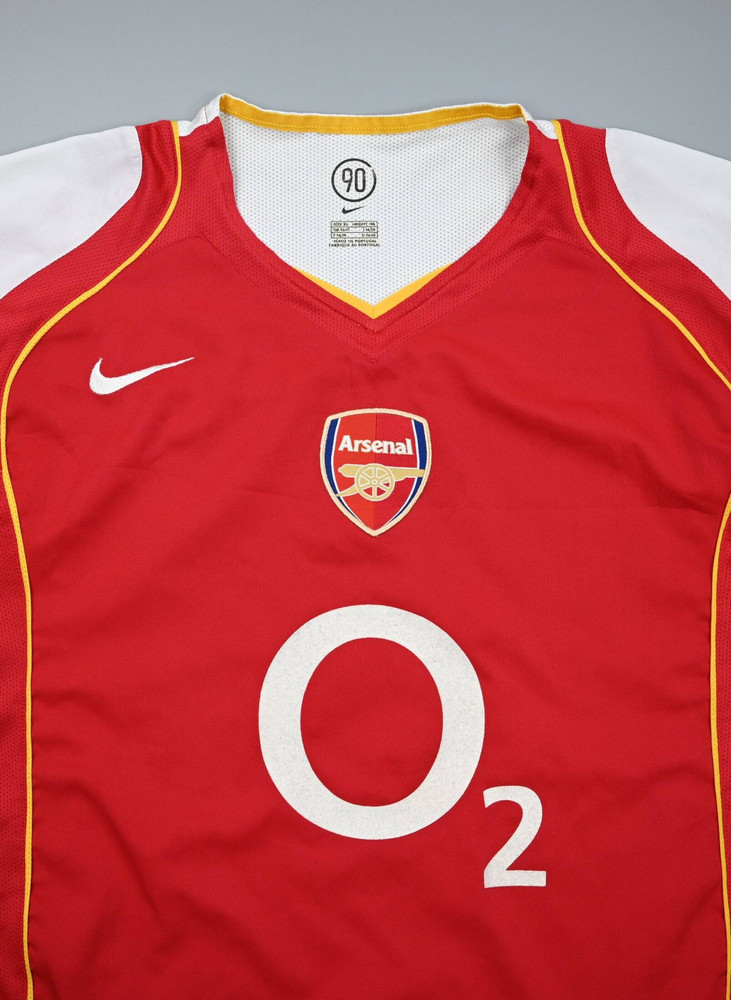 2004-05 ARSENAL LONDON *BERGKAMP* SHIRT XL