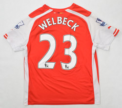 2014-15 ARSENAL LONDON *WELBECK* SHIRT L