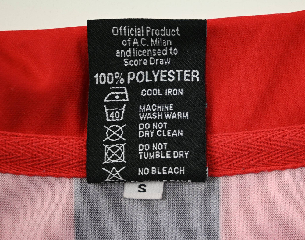 1992-93 AC MILAN OFFICIAL REPLICA SHIRT S