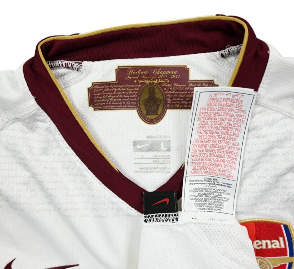 2007-08 ARSENAL LONDON SHIRT L. BOYS