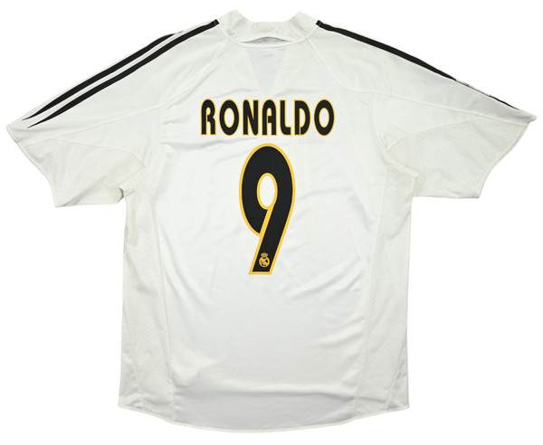 2004-05 REAL MADRID *RONALDO* SHIRT S