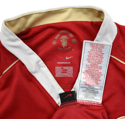 2006-07 MANCHESTER UNITED *RONALDO* SHIRT M