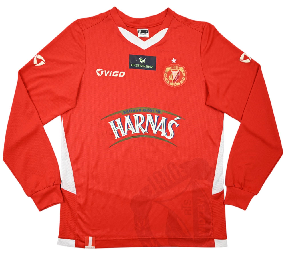 2010-11 WIDZEW ŁÓDŹ *WLAZŁO* PLAYER ISSUE LONGSLEEVE KOSZULKA L