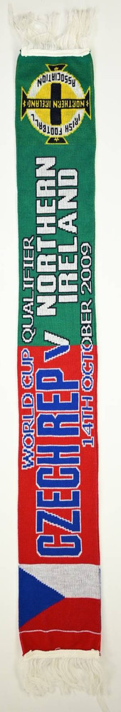 CZECH REPUBLIC VS NORTHEN IRELAND SCARF