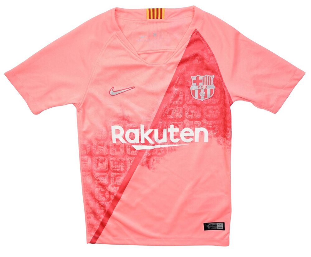 2018-19 FC BARCELONA SHIRT XS. BOYS