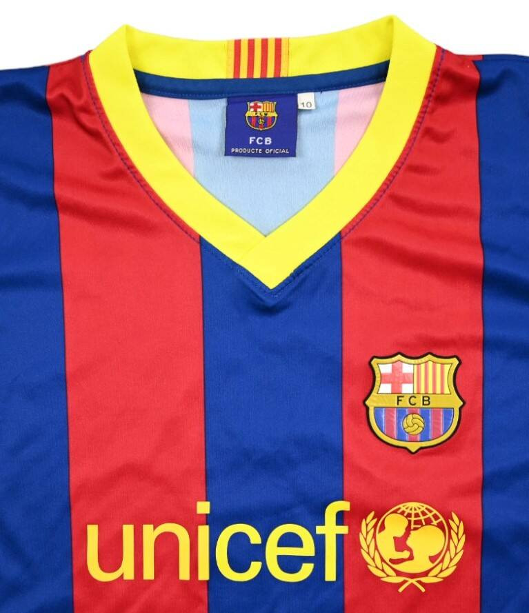 2010-11 FC BARCELONA  *VILLA* KOSZULKA L. BOYS