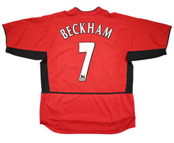 2002-04 MANCHESTER UNITED *BECKHAM* KOSZULKA XL