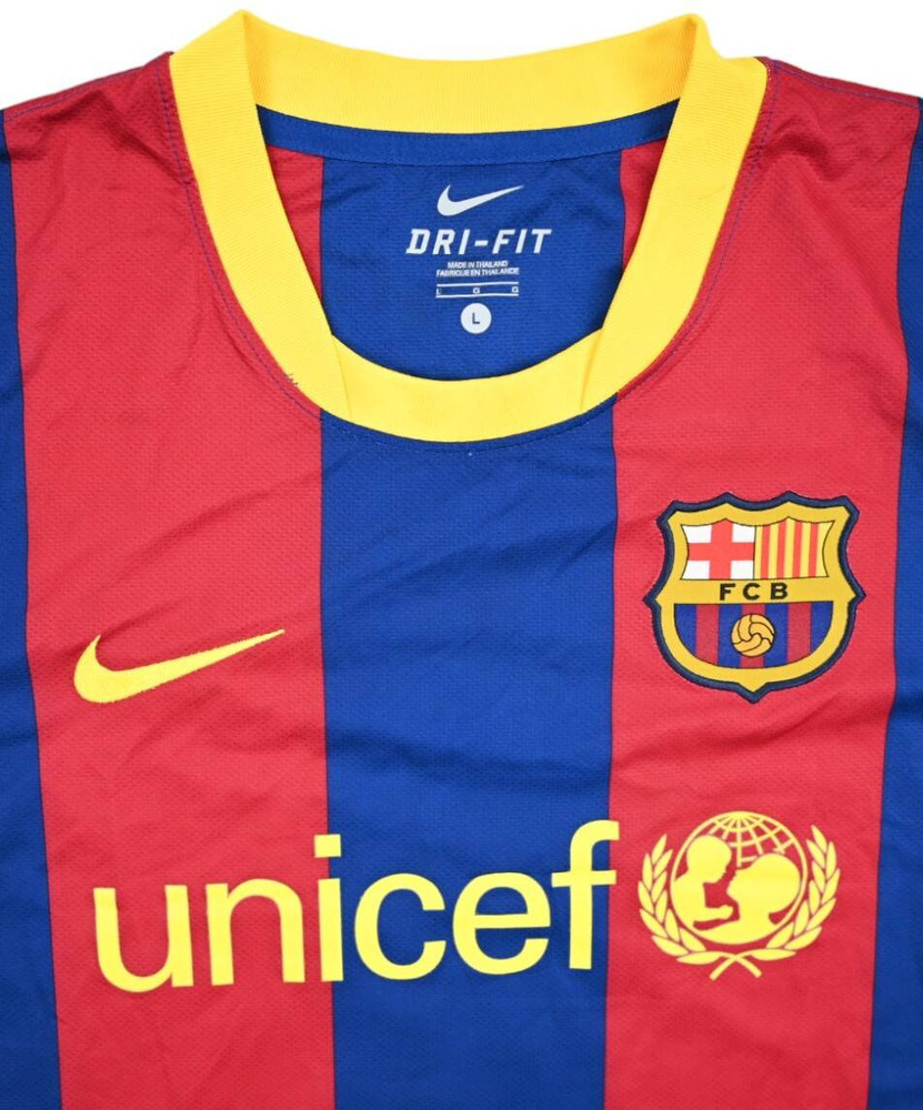2010-12 FC BARCELONA *PIQUE* KOSZULKA L