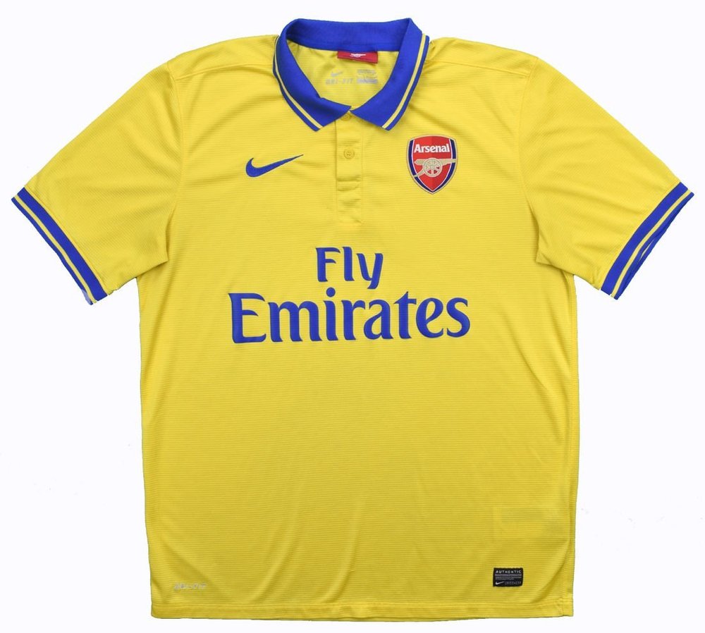 2013-14 ARSENAL LONDON *OZIL* SHIRT S