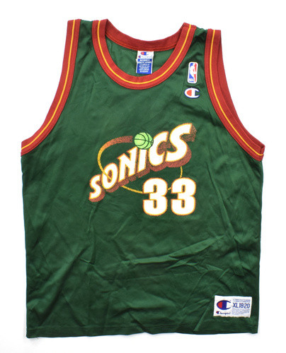 SEATTLE SONICS NBA *HAWKINS* CHAMPION SHIRT XL. BOYS