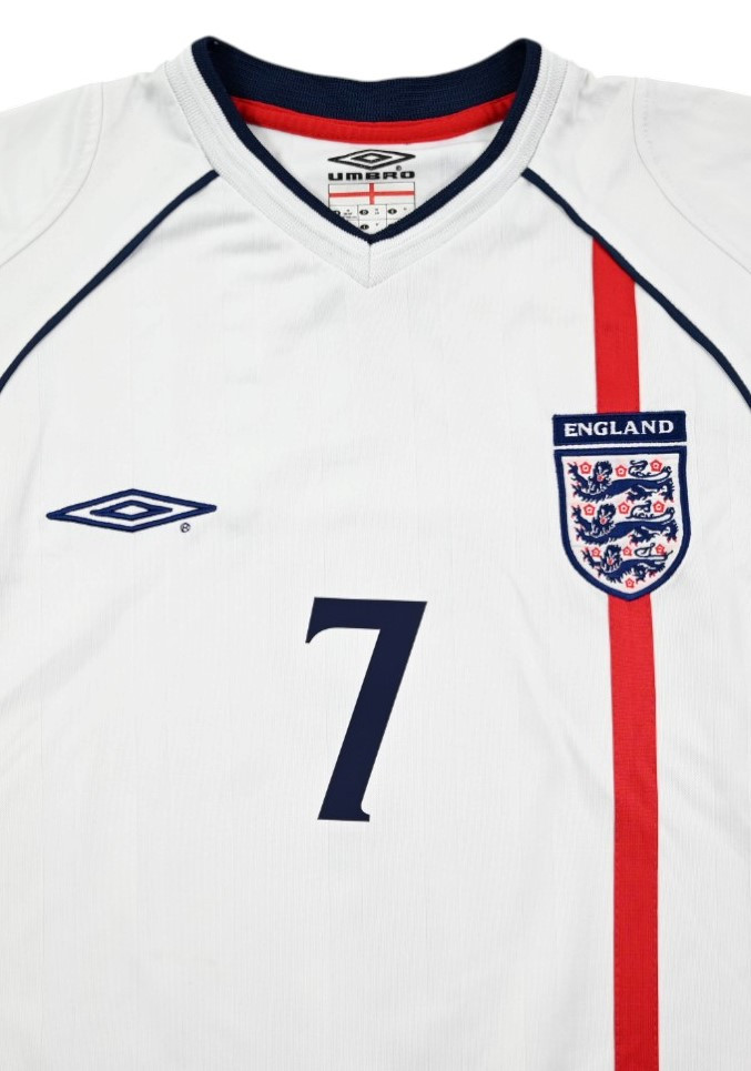 2001-03 ENGLAND *BECKHAM* SHIRT M