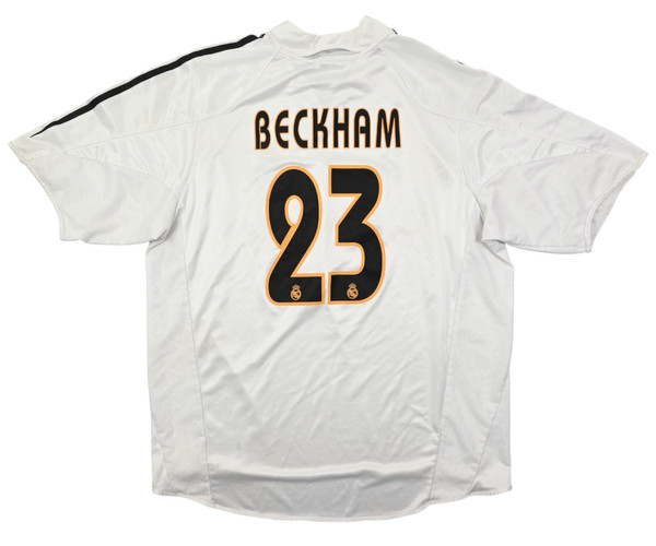 2004-05 REAL MADRID *BECKHAM* KOSZULKA L