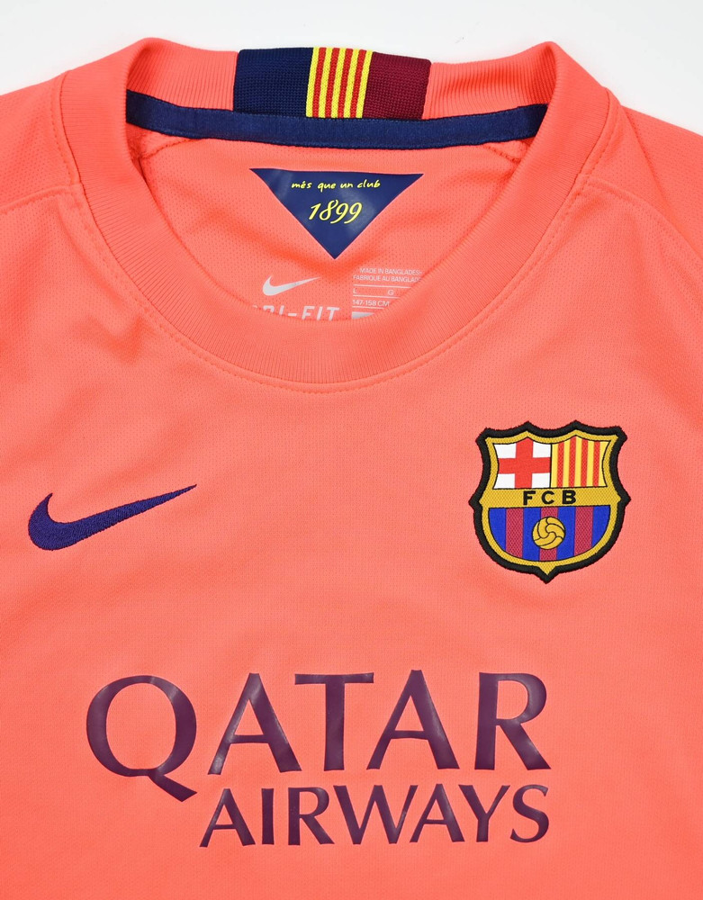 2014-15 FC BARCELONA *SUAREZ* KOMPLET L. BOYS