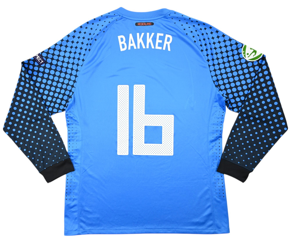 2010-12 NETHERLANDS *BAKKER* GK PLEYER ISSUE LONGSLEEVE KOSZULKA XL