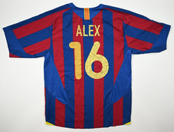 2005-06 FC BARCELONA *ALEX* SHIRT M
