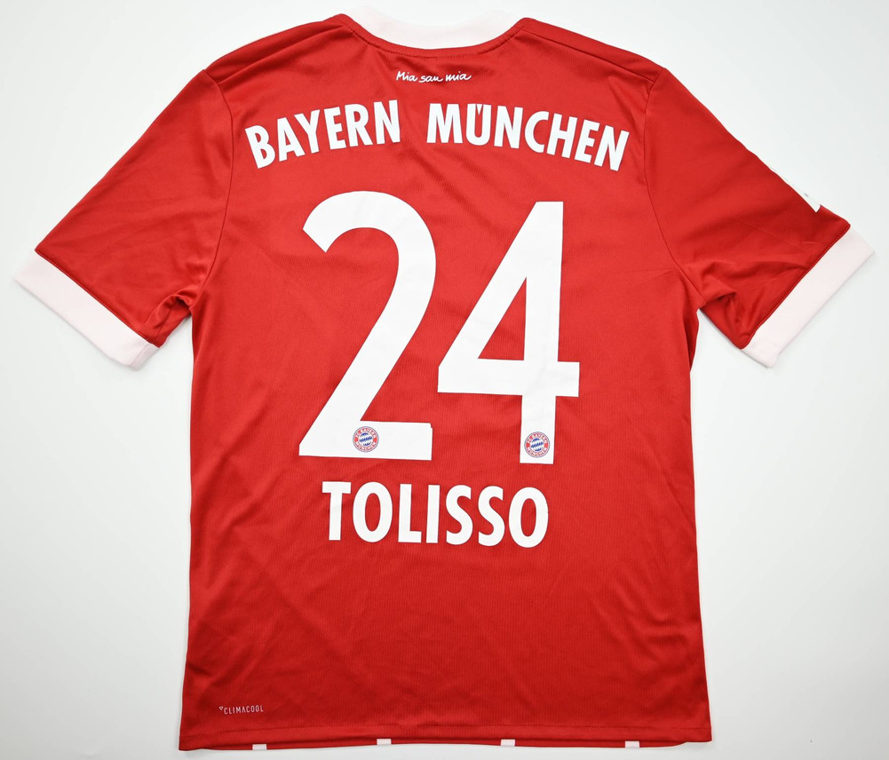 2017-18 BAYERN MUNCHEN *TOLISSO* KOSZULKA L. BOYS 