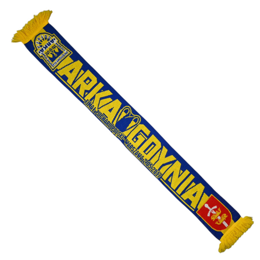 ARKA GDYNIA FINAL PUCHARU POLSKI WARSZAWA 2.05.2017 SCARF
