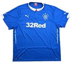 2014-15 GLASGOW RANGERS SHIRT 3XL