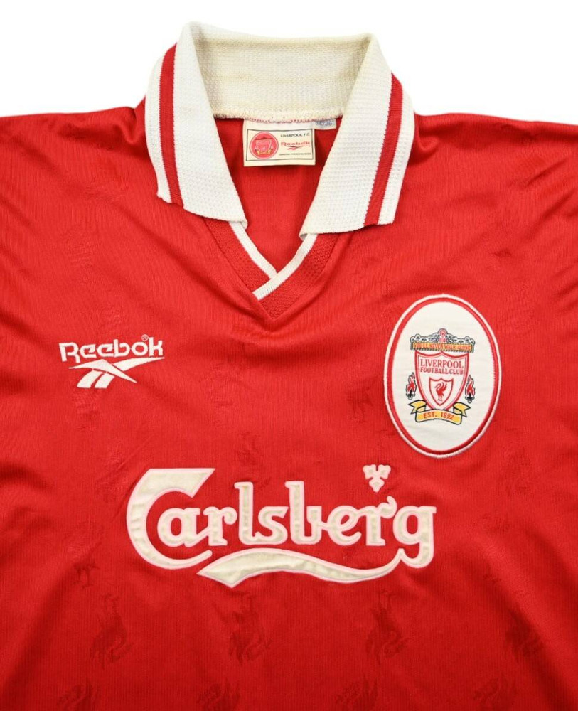 1996-98 LIVERPOOL *COLLYMORE* SHIRT S