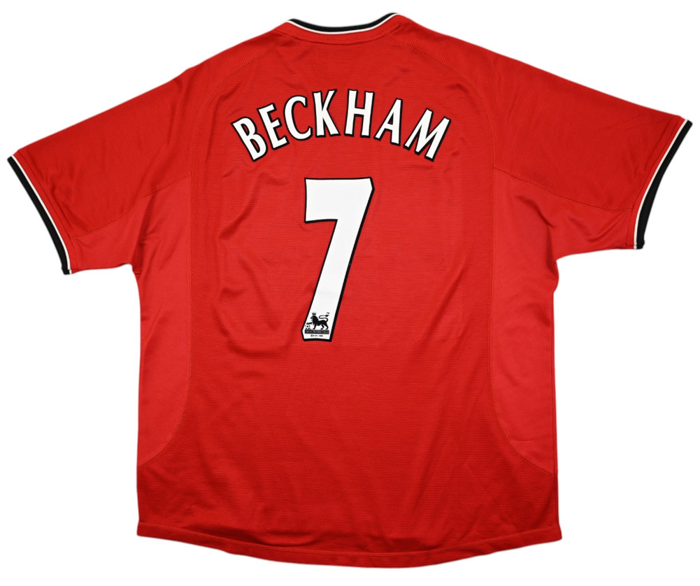 2000-02 MANCHESTER UNITED *BECKHAM* SHIRT XXL