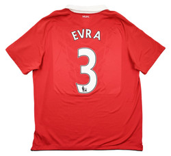 2010-11 MANCHESTER UNITED *EVRA* SHIRT XL