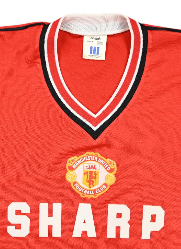 1984-86 MANCHESTER UNITED KOSZULKA L