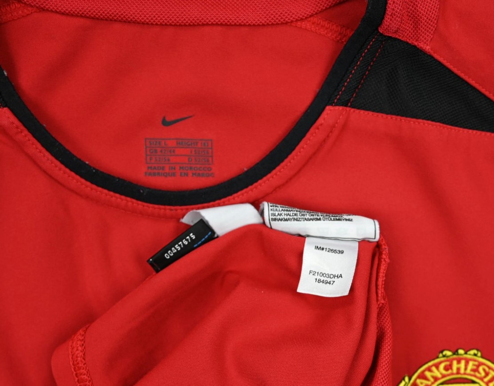 2002-04 MANCHESTER UNITED *RONALDO* SHIRT L