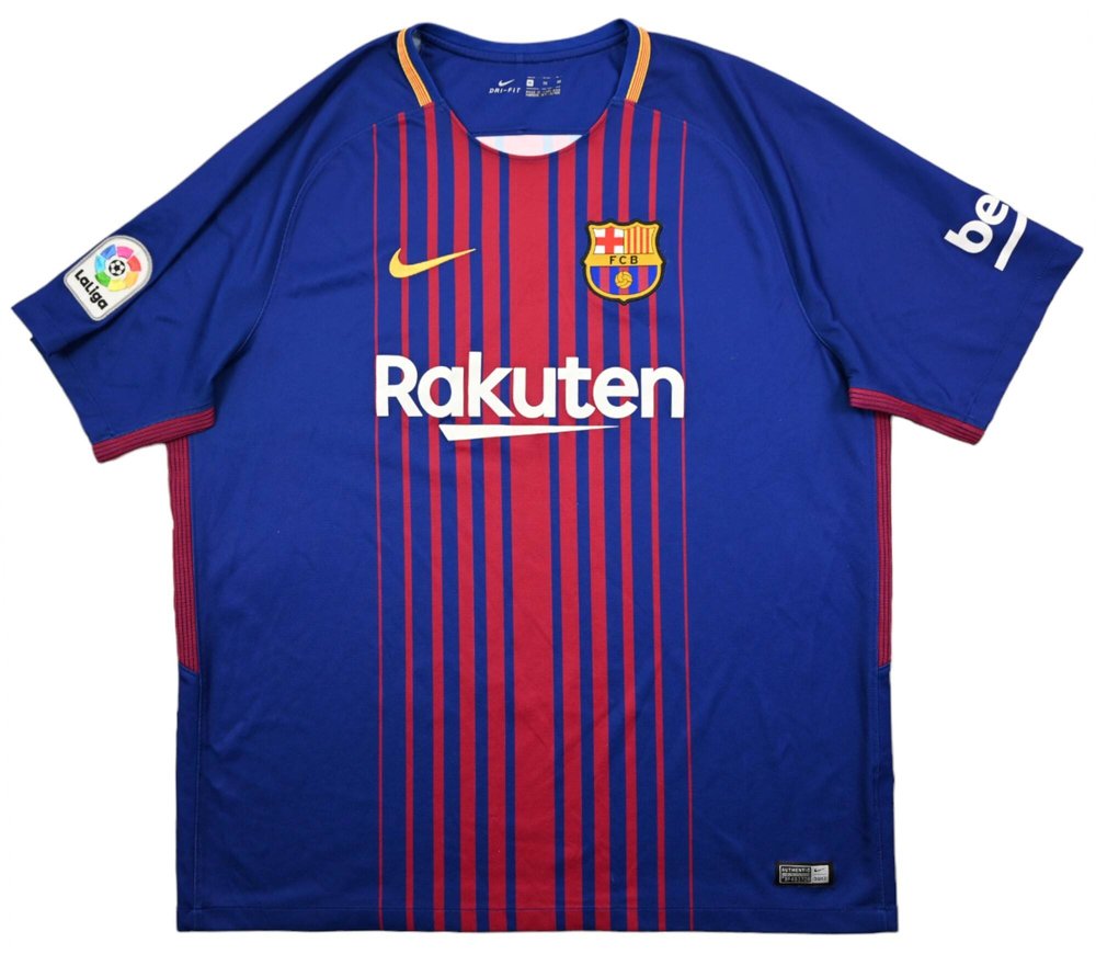 2017-18 FC BARCELONA SHIRT XL