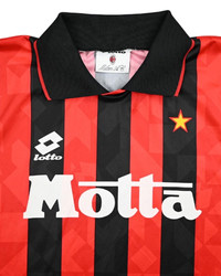 1993-94 AC MILAN LONGSLEEVE SHIRT L