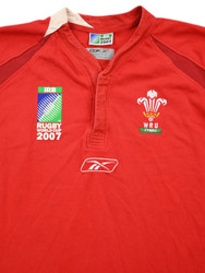 WALES RUGBY UNION RUGBY WORLD CUP 2007 SHIRT XL