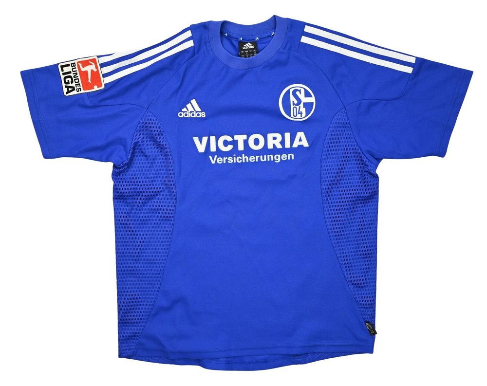 2002-04 FC SCHALKE 04 *BOHME* SHIRT XL. BOYS/S