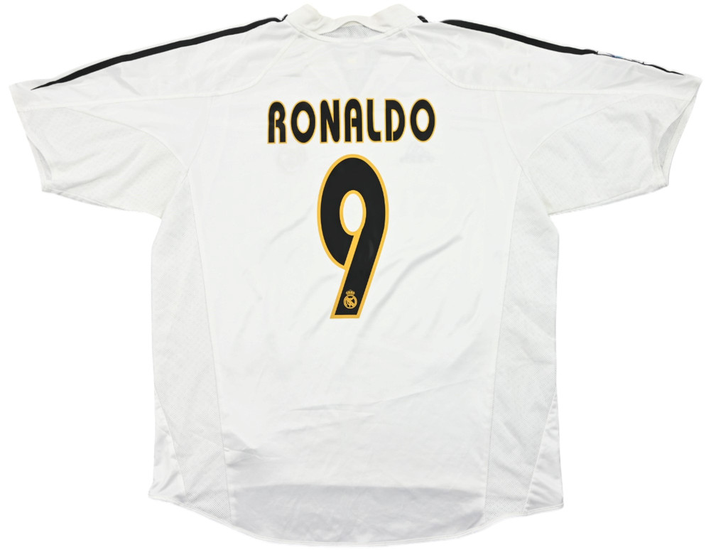 2004-05 REAL MADRID *RONALDO* KOSZULKA XL