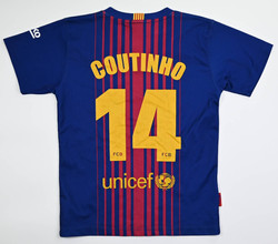 2017-18 FC BARCELONA *COUTINHO* SHIRT S. BOYS